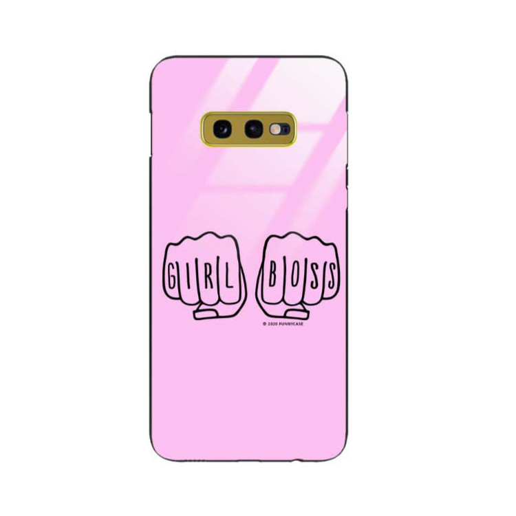 Black Case Wzory ST_FEM Samsung GALAXY S10E  - FunnyCase 