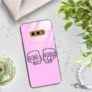 Black Case Wzory ST_FEM Samsung GALAXY S10E  - FunnyCase 