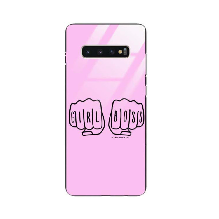 Black Case Wzory ST_FEM Samsung GALAXY S10 PLUS  - FunnyCase 