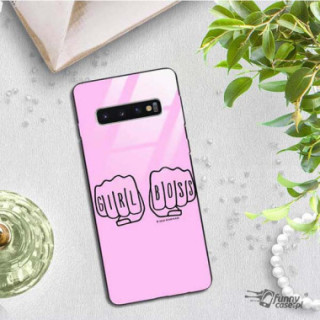 Black Case Wzory ST_FEM Samsung GALAXY S10  - FunnyCase 