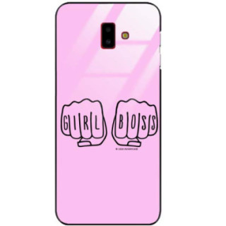 Black Case Wzory ST_FEM Samsung GALAXY J6 PLUS 2018  - FunnyCase 