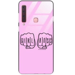 Black Case Wzory ST_FEM Samsung GALAXY A9 2018  - FunnyCase 