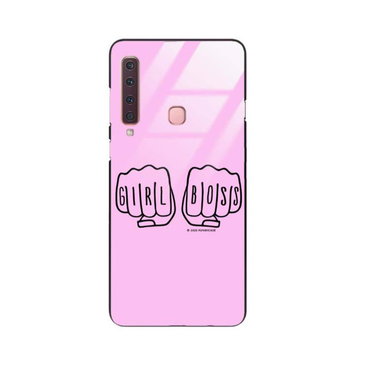 Black Case Wzory ST_FEM Samsung GALAXY A9 2018  - FunnyCase 