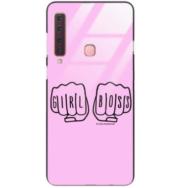 Black Case Wzory ST_FEM Samsung GALAXY A9 2018  - FunnyCase 