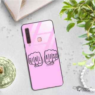 Black Case Wzory ST_FEM Samsung GALAXY A9 2018  - FunnyCase 