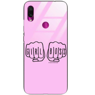 Black Case Wzory ST_FEM Xiaomi REDMI NOTE 7  - FunnyCase 