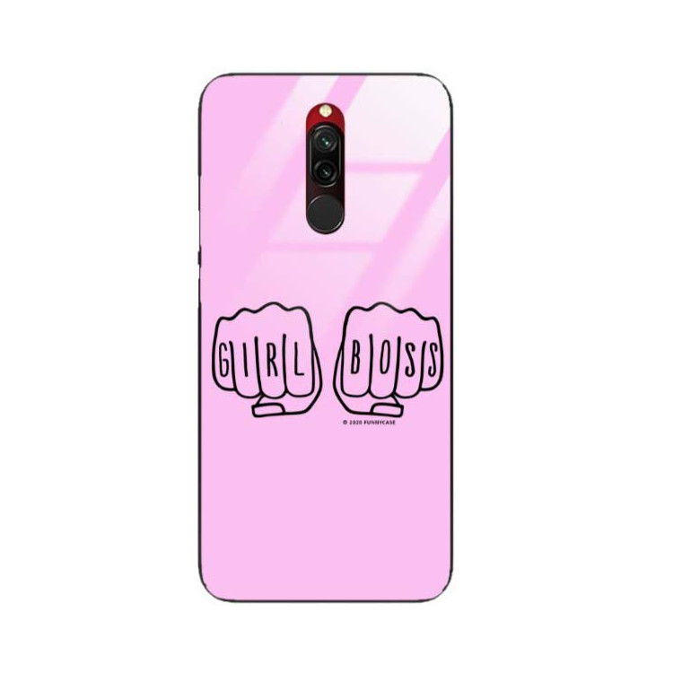 Black Case Wzory ST_FEM Xiaomi REDMI 8  - FunnyCase 