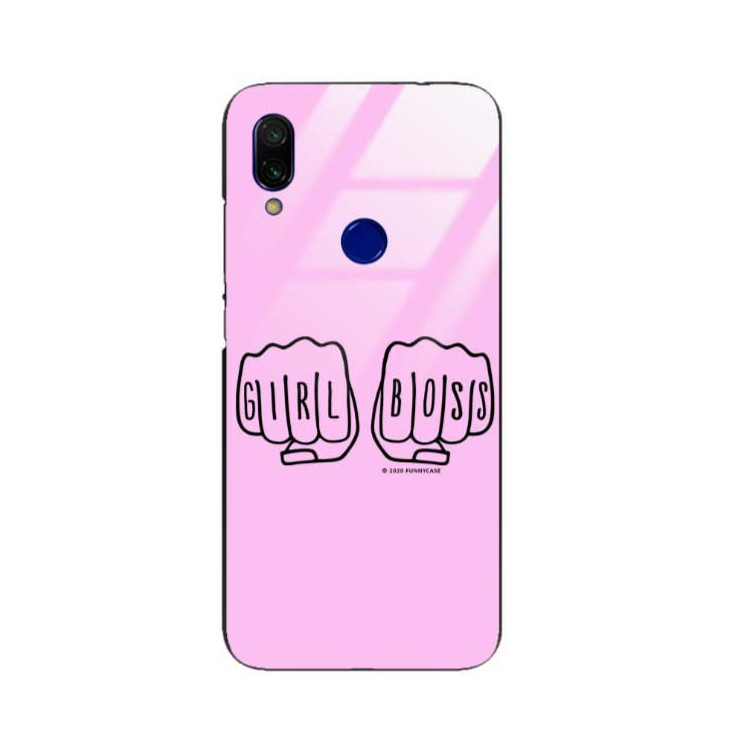 Black Case Wzory ST_FEM Xiaomi REDMI 7  - FunnyCase 