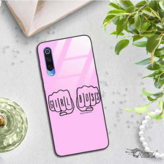 Black Case Wzory ST_FEM Xiaomi MI9  - FunnyCase 