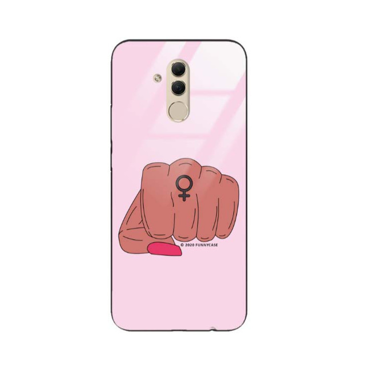 Black Case Wzory ST_FEM Huawei MATE 20 LITE  - FunnyCase 