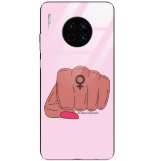 Black Case Wzory ST_FEM Huawei MATE 30  - FunnyCase 