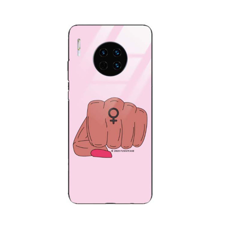 Black Case Wzory ST_FEM Huawei MATE 30  - FunnyCase 