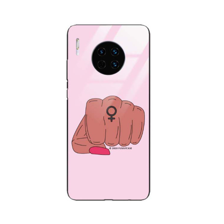 Black Case Wzory ST_FEM Huawei MATE 30 PRO  - FunnyCase 