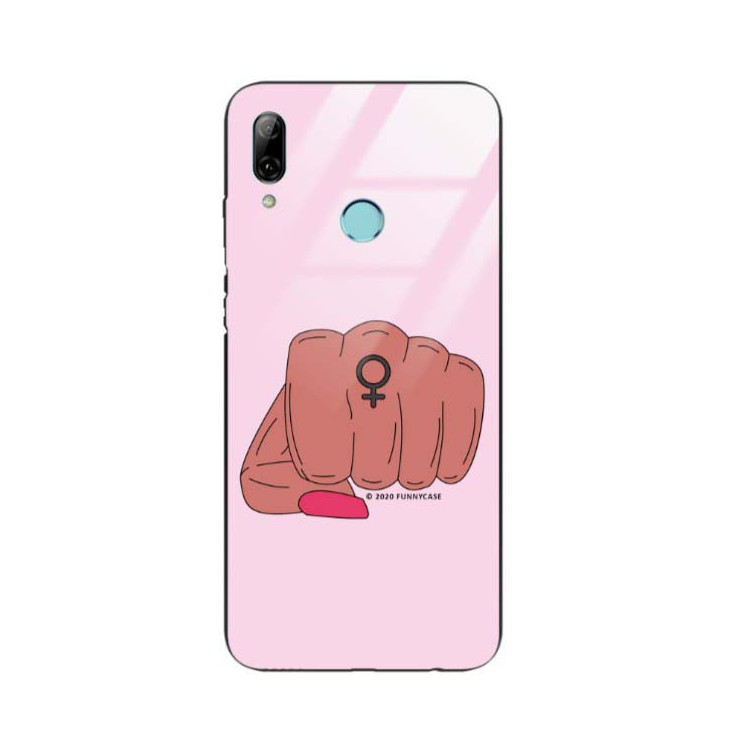 Black Case Wzory ST_FEM Huawei P SMART 2019  - FunnyCase 