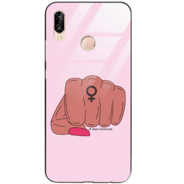 Black Case Wzory ST_FEM Huawei P20 LITE  - FunnyCase 