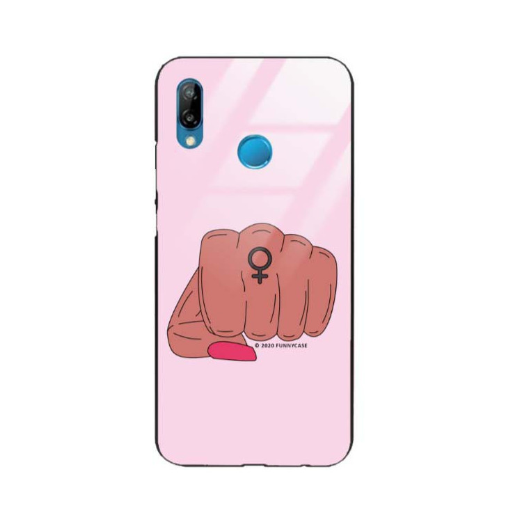 Black Case Wzory ST_FEM Huawei P30 LITE  - FunnyCase 