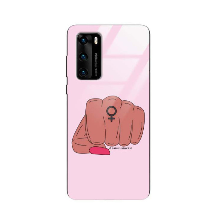 Black Case Wzory ST_FEM Huawei P40  - FunnyCase 