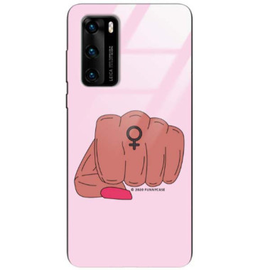 Black Case Wzory ST_FEM Huawei P40  - FunnyCase 