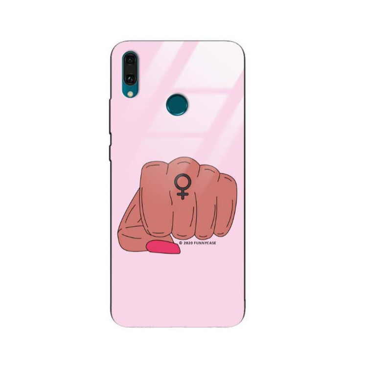 Black Case Wzory ST_FEM Huawei Y9 2019  - FunnyCase 