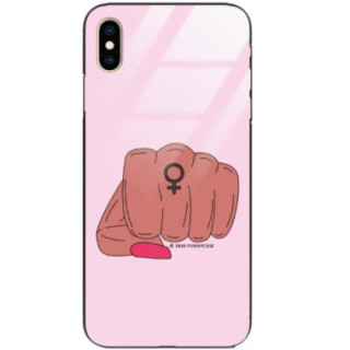 Black Case Wzory ST_FEM Apple IPHONE XS MAX  - FunnyCase 