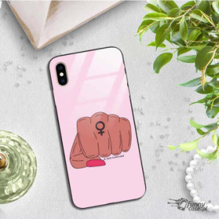 Black Case Wzory ST_FEM Apple IPHONE XS MAX  - FunnyCase 