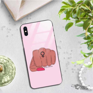 Black Case Wzory ST_FEM Apple IPHONE X / XS  - FunnyCase 