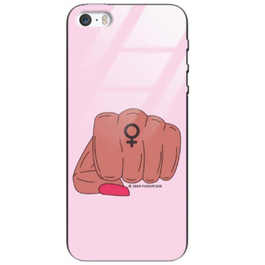 Black Case Wzory ST_FEM Apple IPHONE 5 / 5S / SE  - FunnyCase 