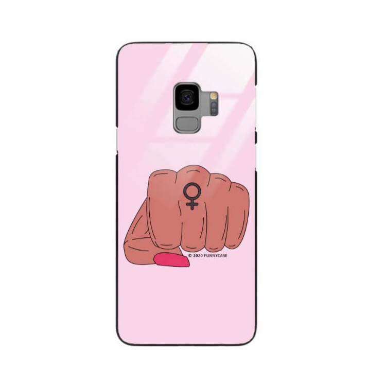 Black Case Wzory ST_FEM Samsung GALAXY S9  - FunnyCase 