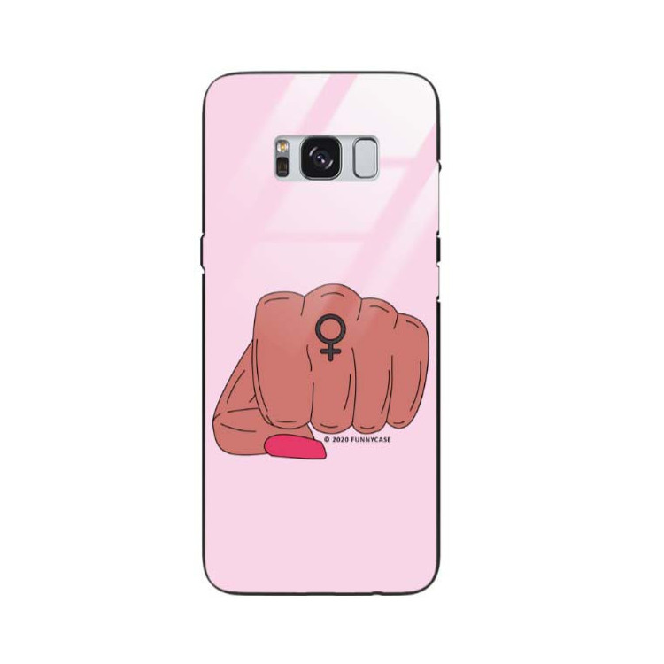 Black Case Wzory ST_FEM Samsung GALAXY S8  - FunnyCase 