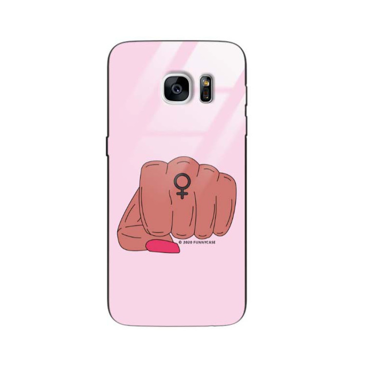 Black Case Wzory ST_FEM Samsung GALAXY S7  - FunnyCase 