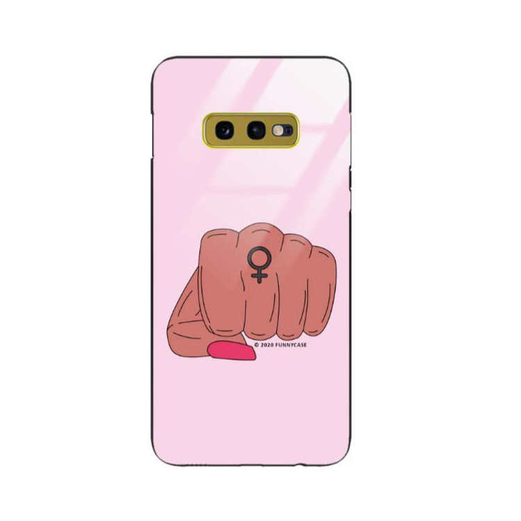 Black Case Wzory ST_FEM Samsung GALAXY S10E  - FunnyCase 