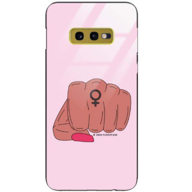 Black Case Wzory ST_FEM Samsung GALAXY S10E  - FunnyCase 