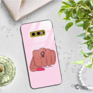 Black Case Wzory ST_FEM Samsung GALAXY S10E  - FunnyCase 