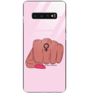 Black Case Wzory ST_FEM Samsung GALAXY S10 PLUS  - FunnyCase 