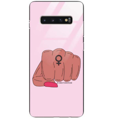 Black Case Wzory ST_FEM Samsung GALAXY S10 PLUS  - FunnyCase 