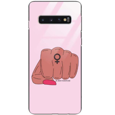 Black Case Wzory ST_FEM Samsung GALAXY S10  - FunnyCase 