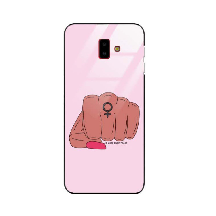 Black Case Wzory ST_FEM Samsung GALAXY J6 PLUS 2018  - FunnyCase 