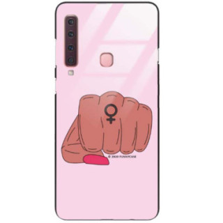 Black Case Wzory ST_FEM Samsung GALAXY A9 2018  - FunnyCase 