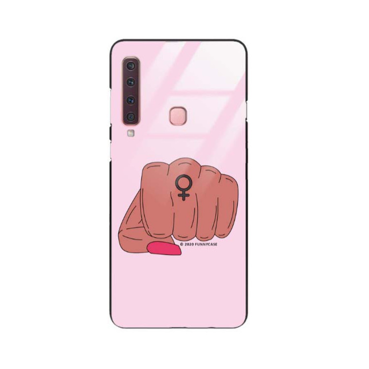 Black Case Wzory ST_FEM Samsung GALAXY A9 2018  - FunnyCase 