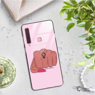 Black Case Wzory ST_FEM Samsung GALAXY A9 2018  - FunnyCase 