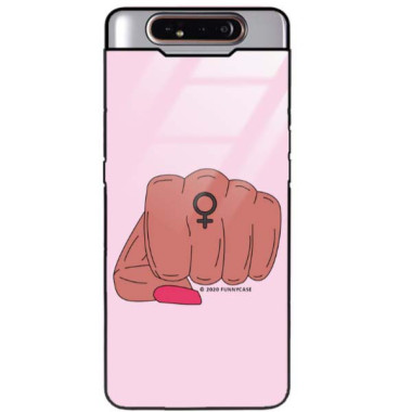 Black Case Wzory ST_FEM Samsung GALAXY A90  - FunnyCase 