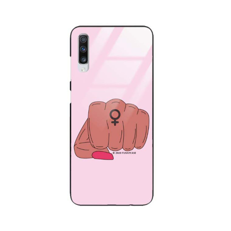 Black Case Wzory ST_FEM Samsung GALAXY A70 / A70S  - FunnyCase 