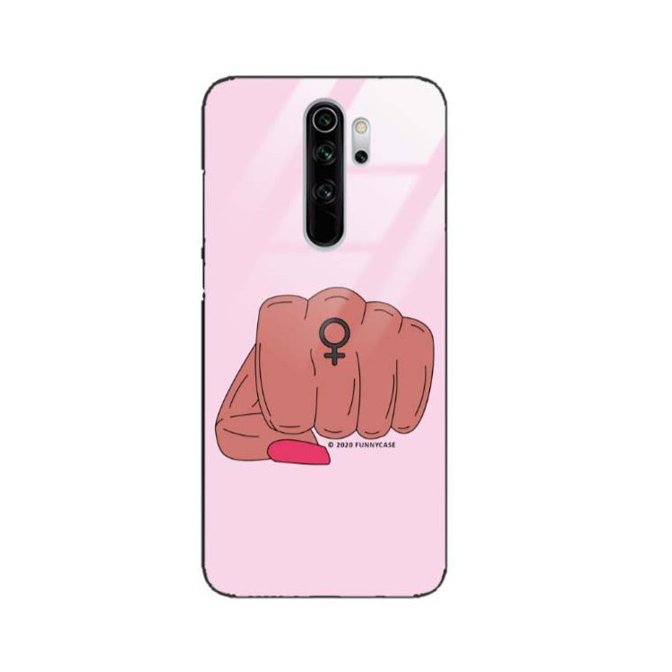 Black Case Wzory ST_FEM Xiaomi REDMI NOTE 8 PRO  - FunnyCase 