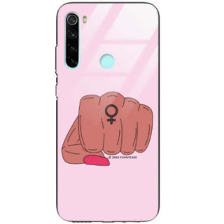 Black Case Wzory ST_FEM Xiaomi REDMI NOTE 8  - FunnyCase 