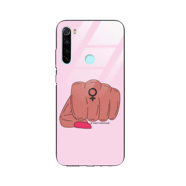 Black Case Wzory ST_FEM Xiaomi REDMI NOTE 8  - FunnyCase 