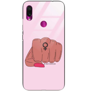 Black Case Wzory ST_FEM Xiaomi REDMI NOTE 7  - FunnyCase 