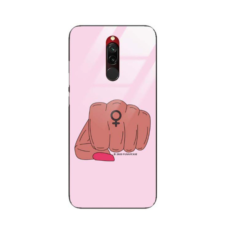 Black Case Wzory ST_FEM Xiaomi REDMI 8  - FunnyCase 