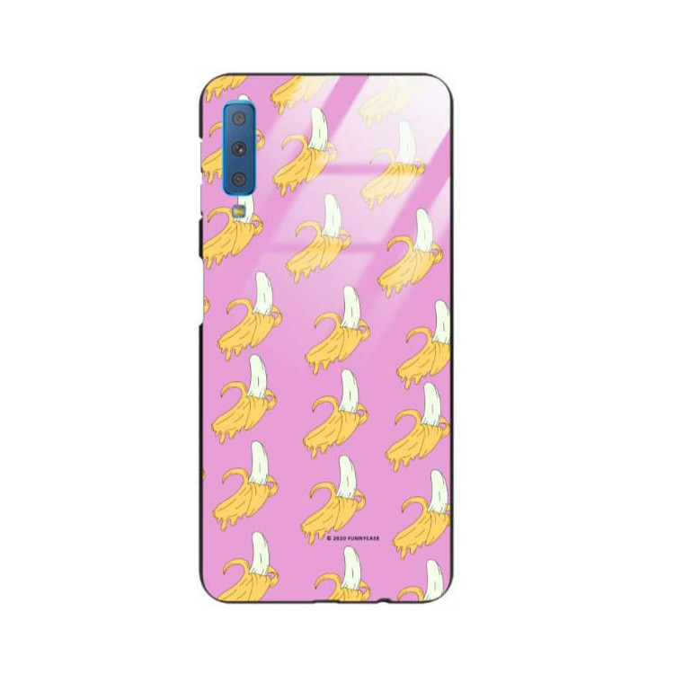 Black Case Wzory ST_FEM Samsung GALAXY A7 2018  - FunnyCase 