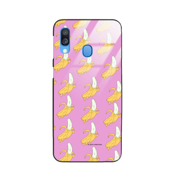 Black Case Wzory ST_FEM Samsung GALAXY A40  - FunnyCase 