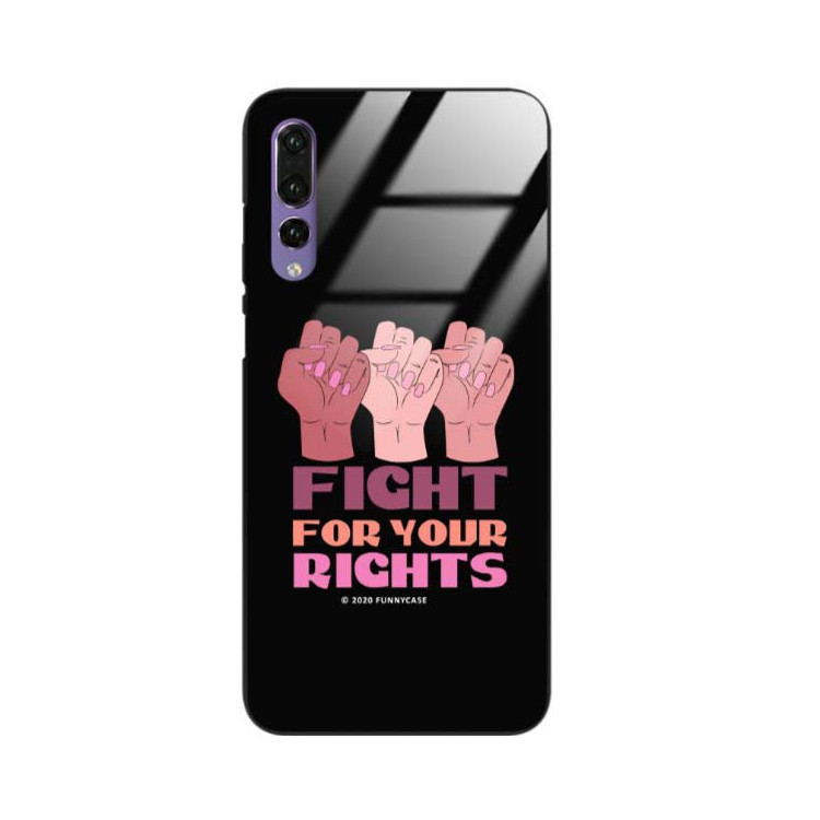 Black Case Wzory ST_FEM Huawei P20 PRO  - FunnyCase 